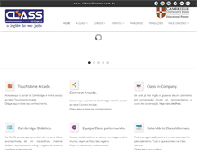 Tablet Screenshot of classidiomas.com.br